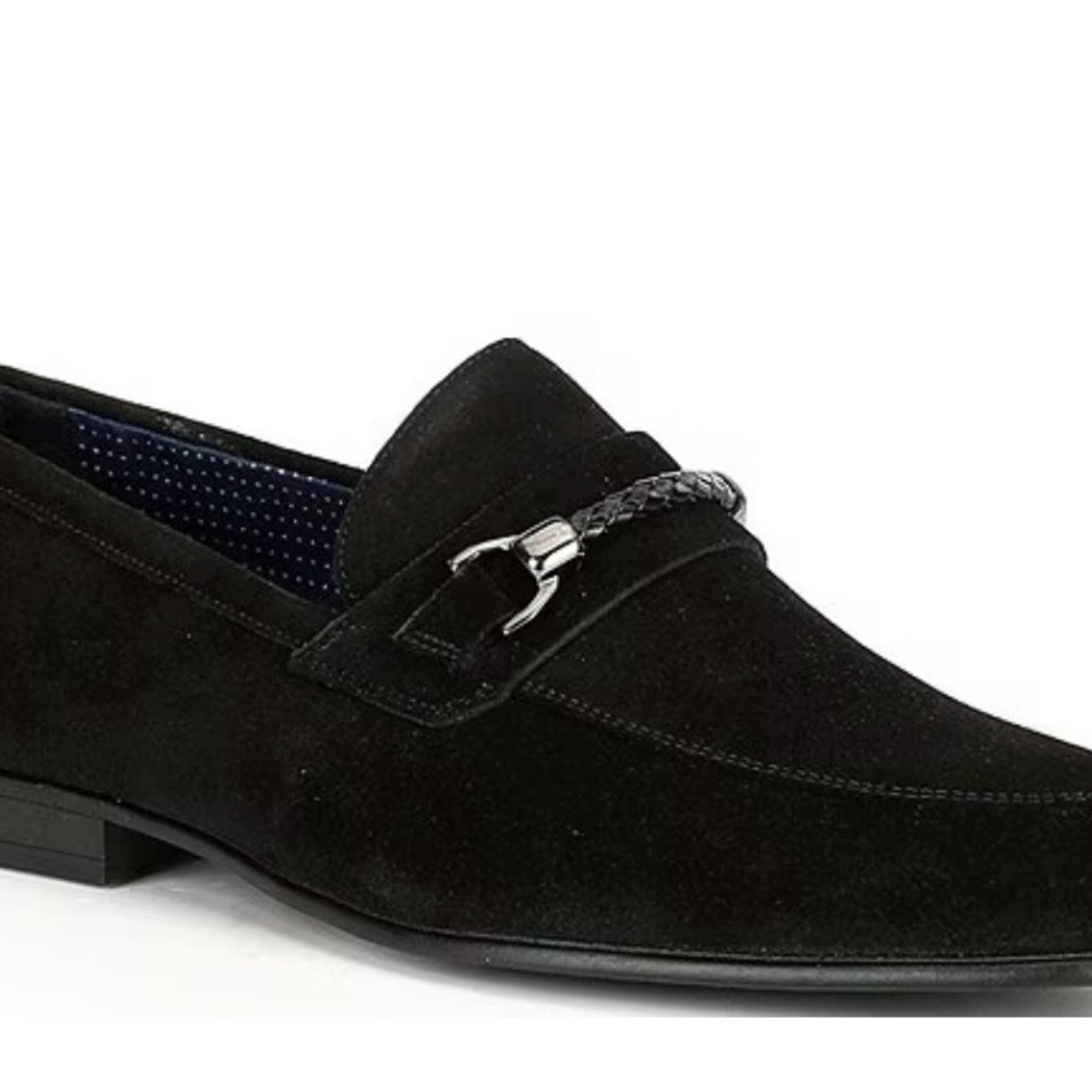 Elegant Black Suede Loafers for Men